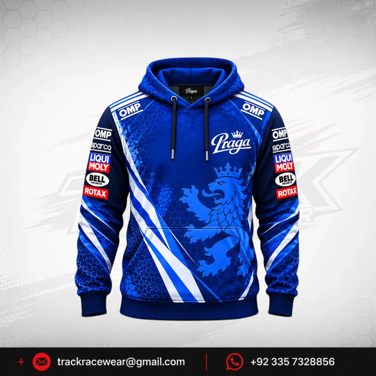 Praga Blue Racing Hoodie