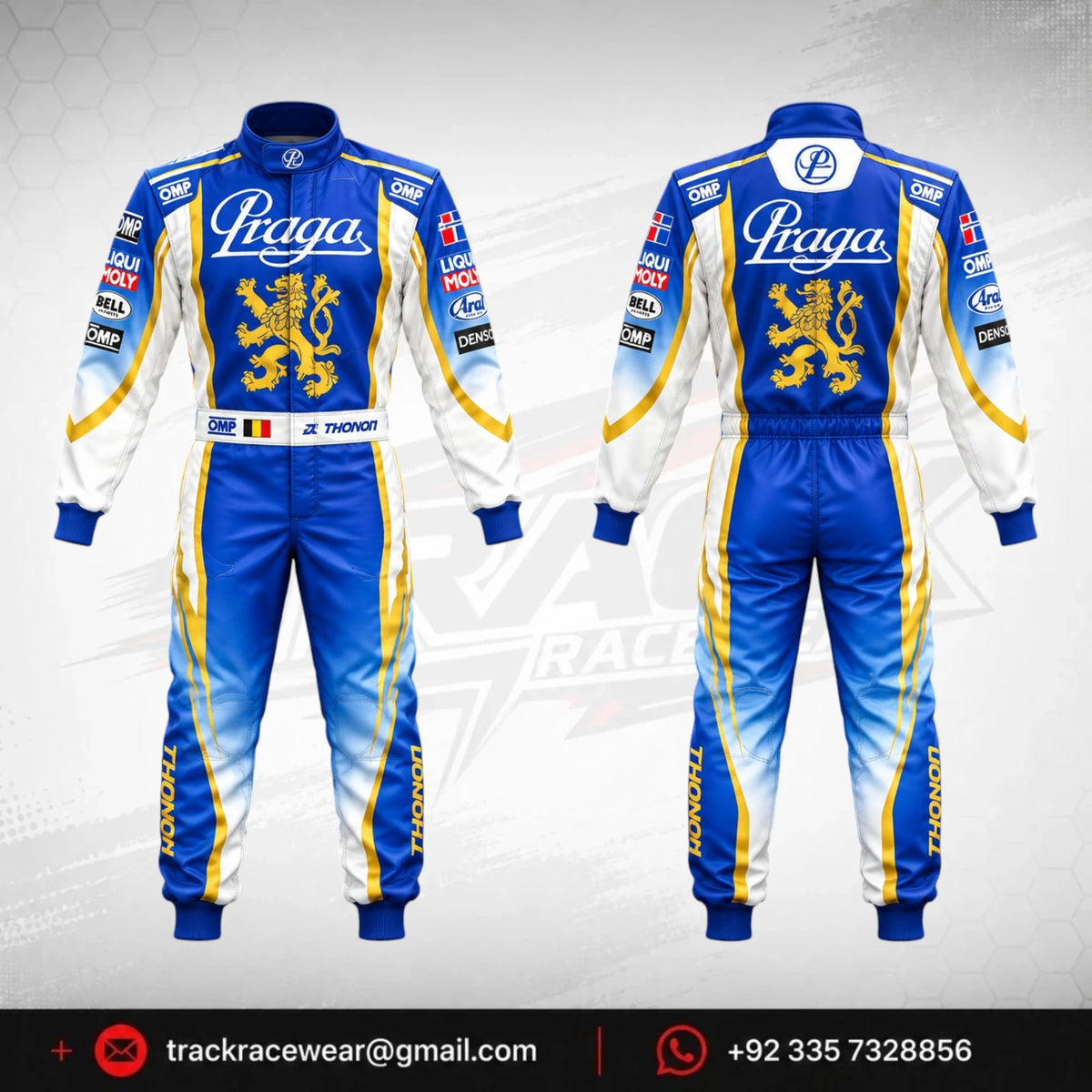Praga Gold Lion Racing Suit