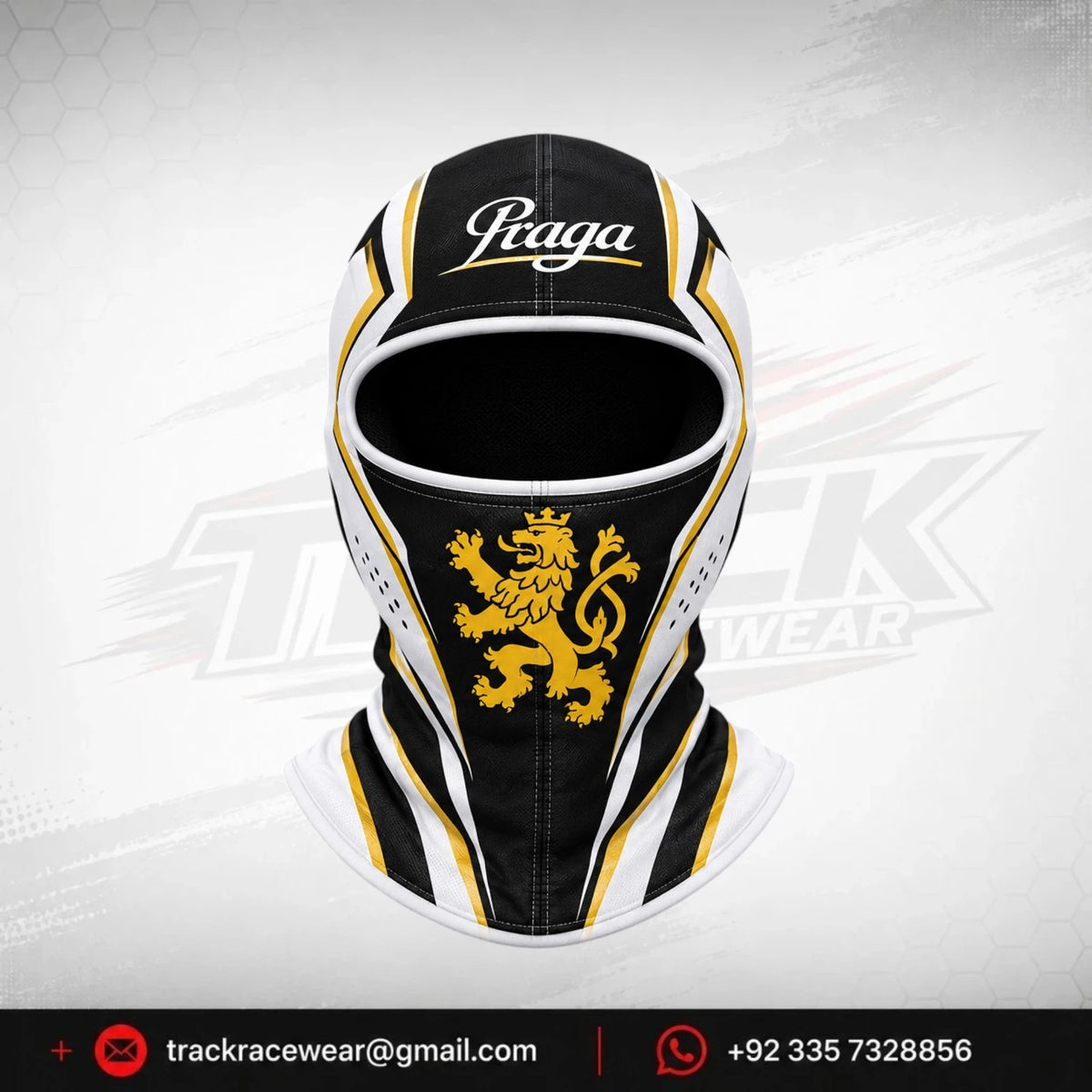Praga Noir Gold Karting Hood