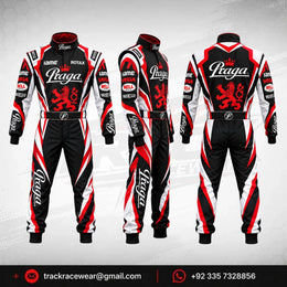 Praga Red Lion Kart Suit