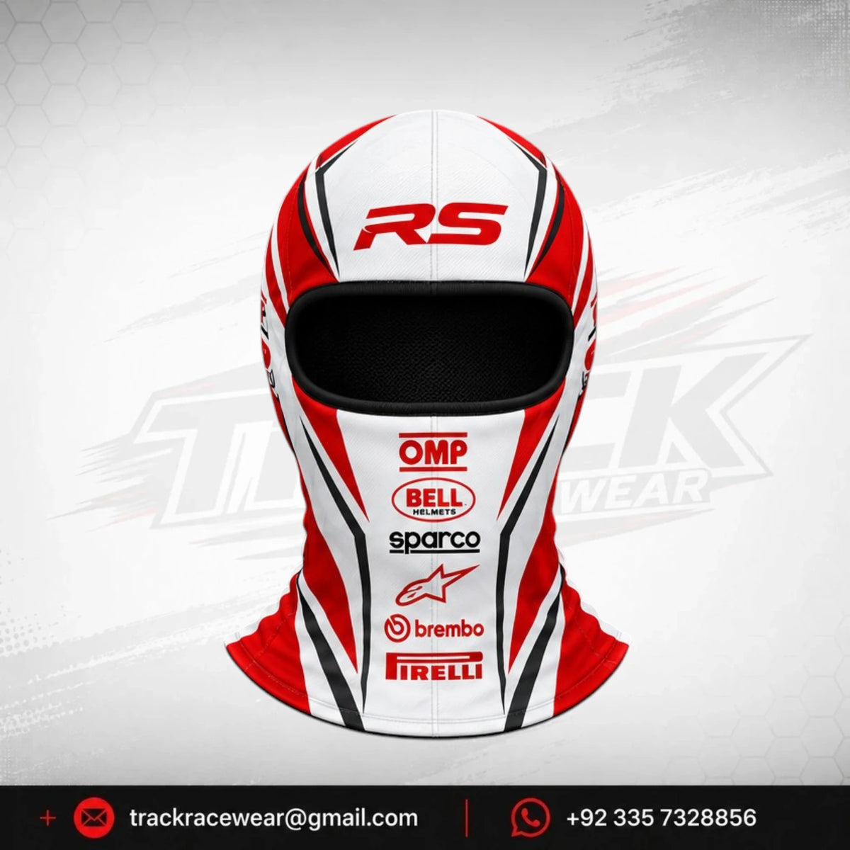 RS Redline Karting Balaclava