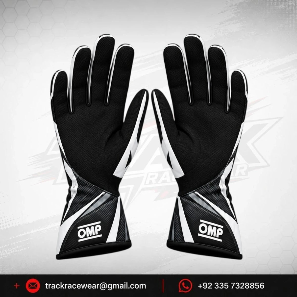 RS Carbon Black Racing Gloves