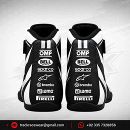 RS Kart Black Racing Boots