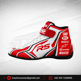RS Kart Red Racing Boots