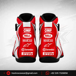RS Kart Red Racing Boots