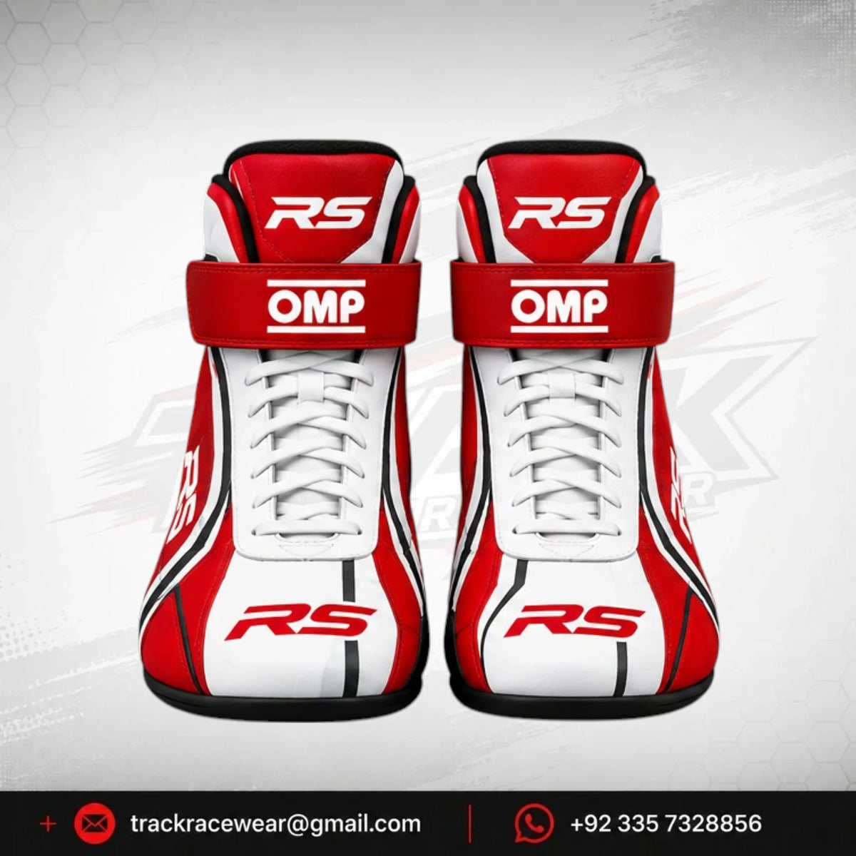 RS Kart Red Racing Boots