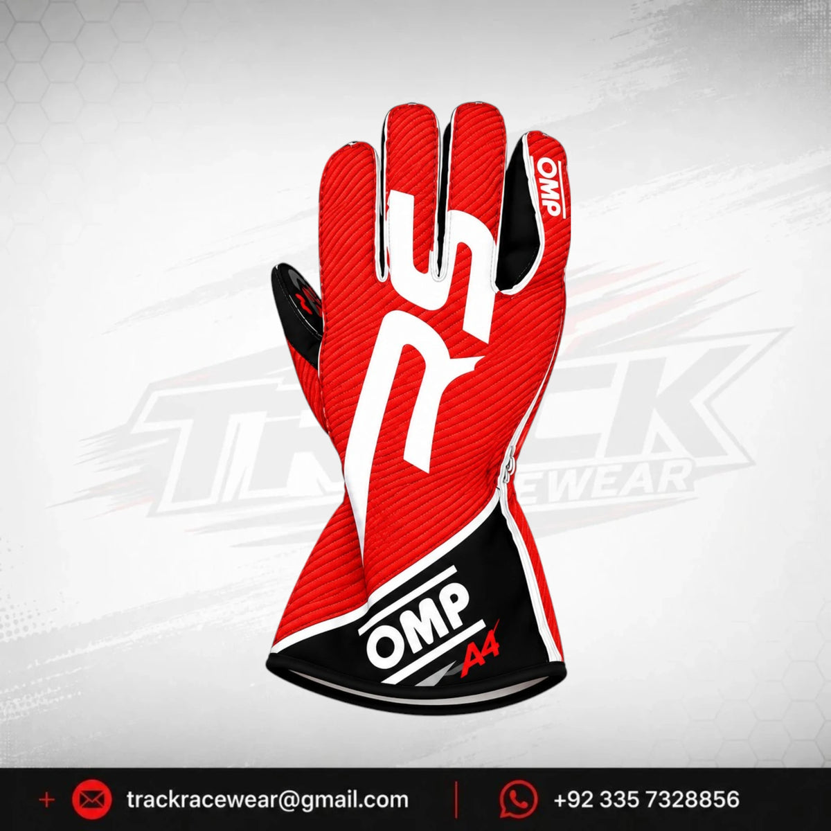 RS Red Racing Gloves