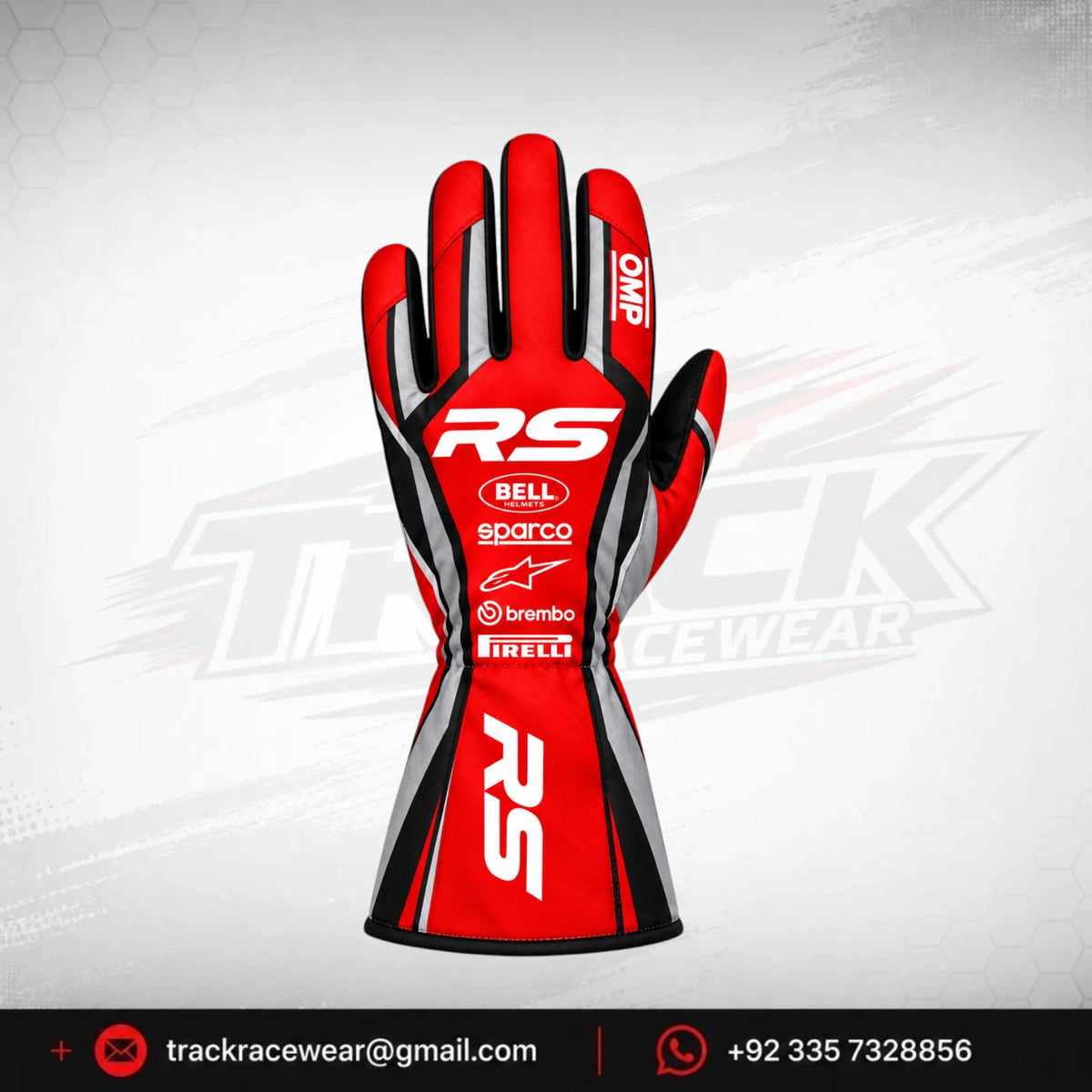 RS Scarlet Grip Racing Gloves