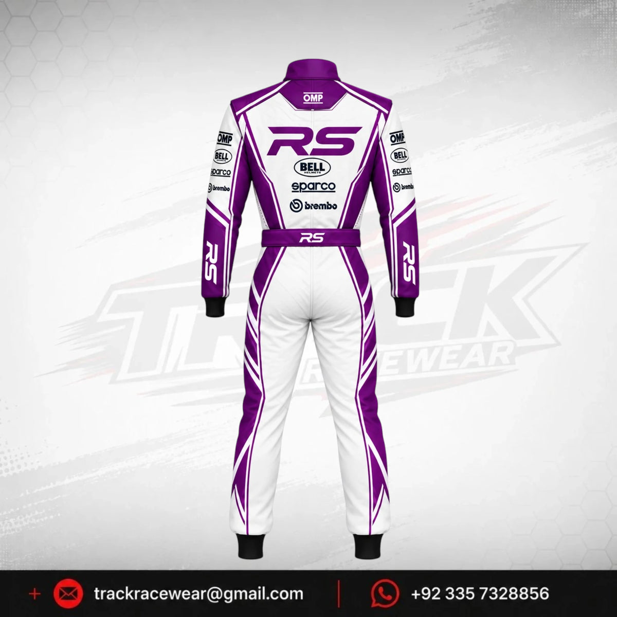 RS Violet Apex Kart Suit