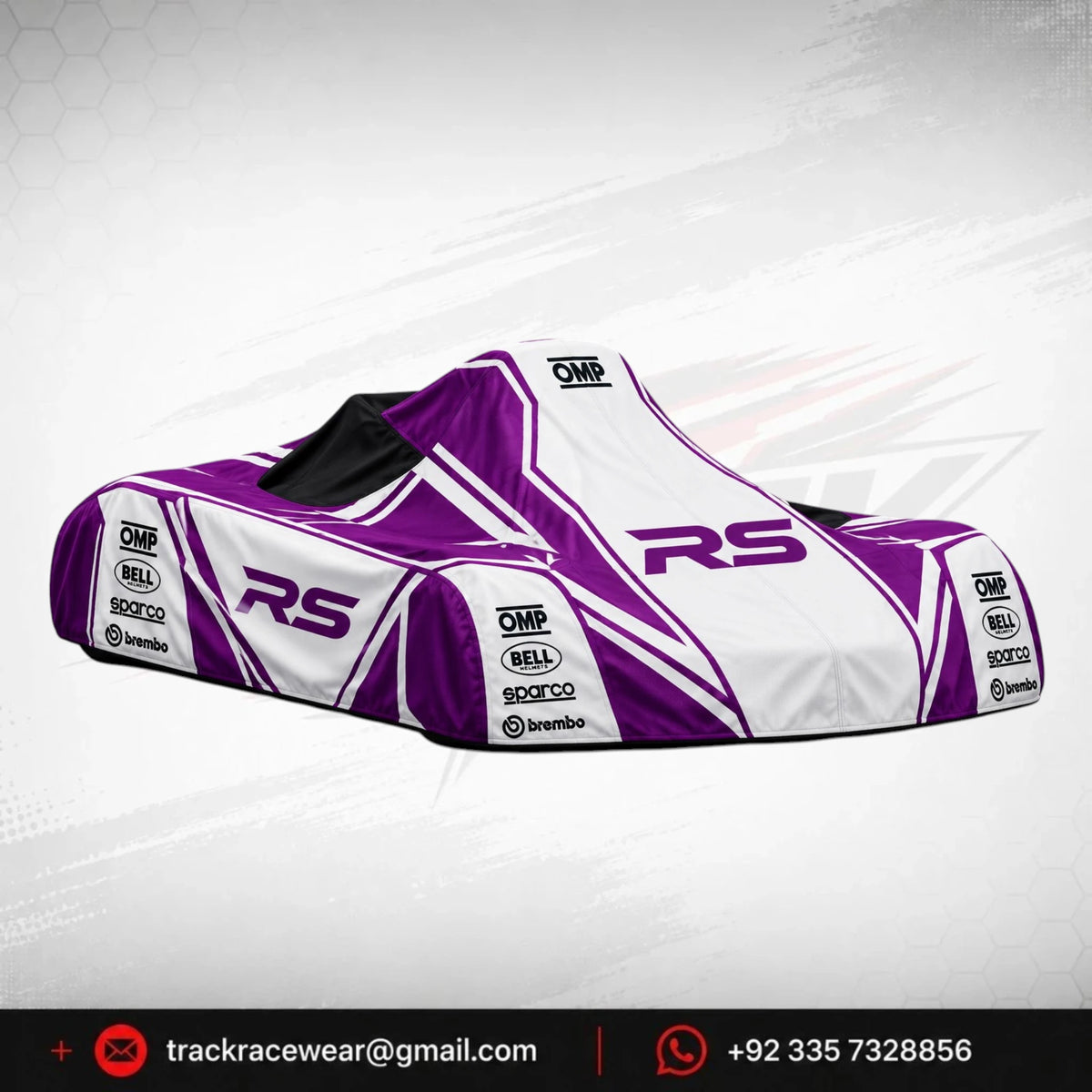 RS Violet Racing Kart Shield