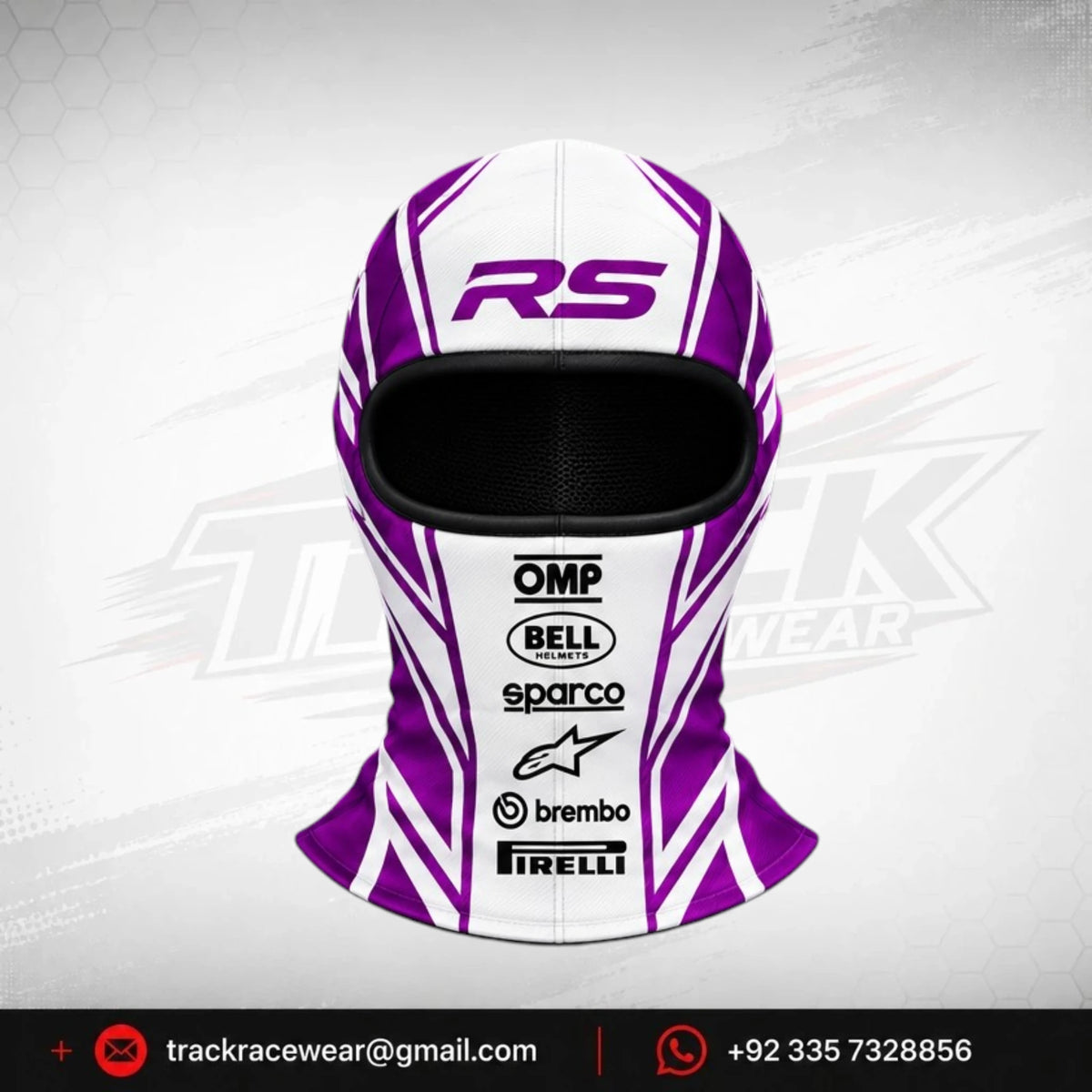 RS Violet Motorsport Balaclava