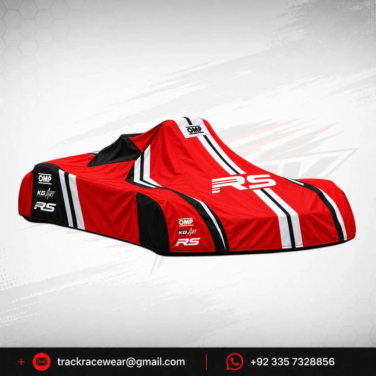 Red RS Kart Cover – Racing Team Design