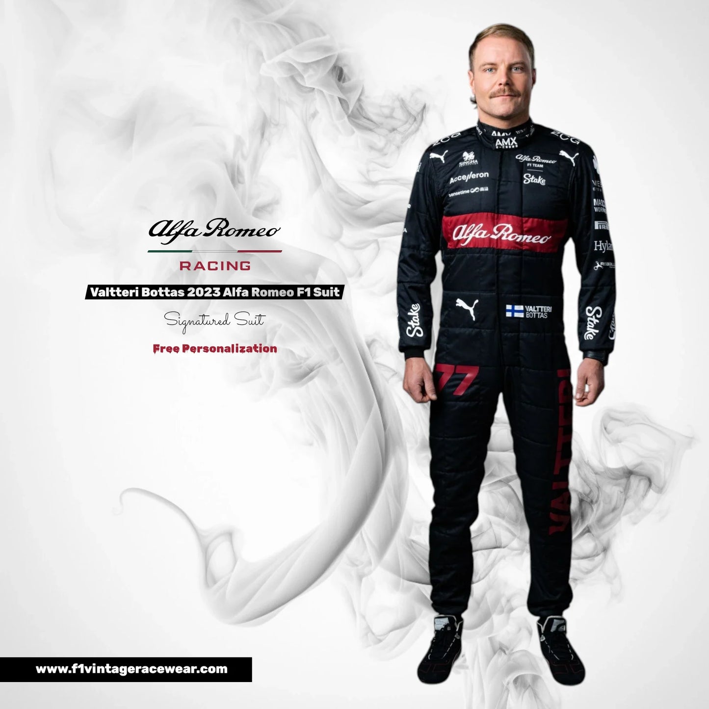 Valtteri Bottas 2023 Alfa Romeo F1 Suit