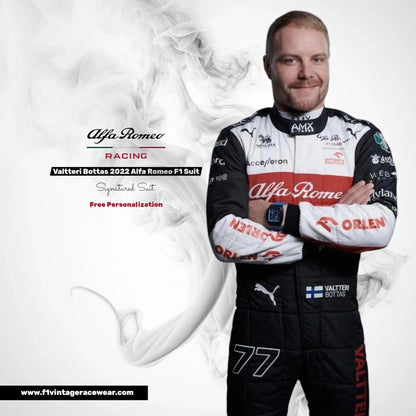 Valtteri Bottas 2022 Alfa Romeo F1 Suit