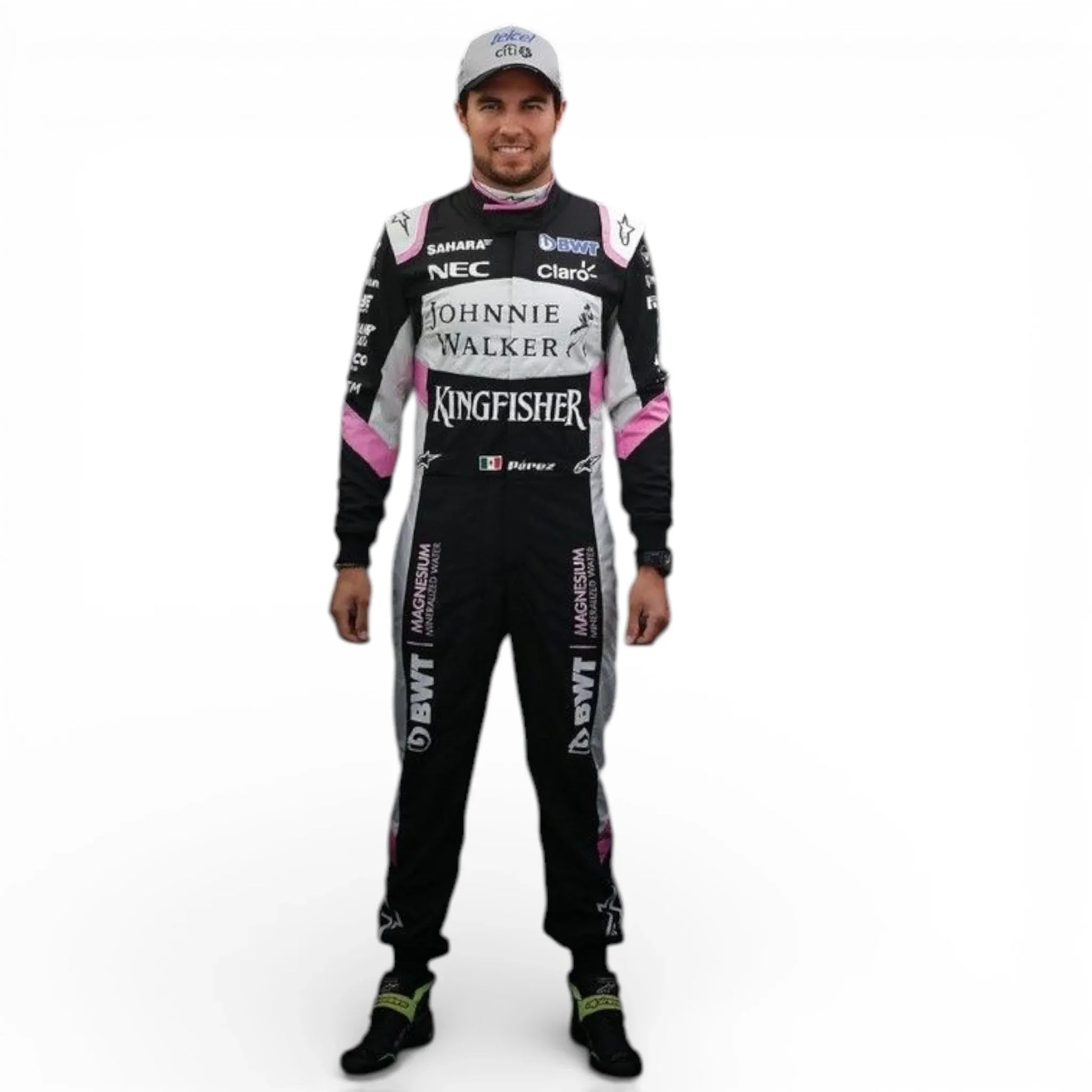 Sergio Perez 2017 Sahara Force India Formula 1 Suit - Rustle Racegear