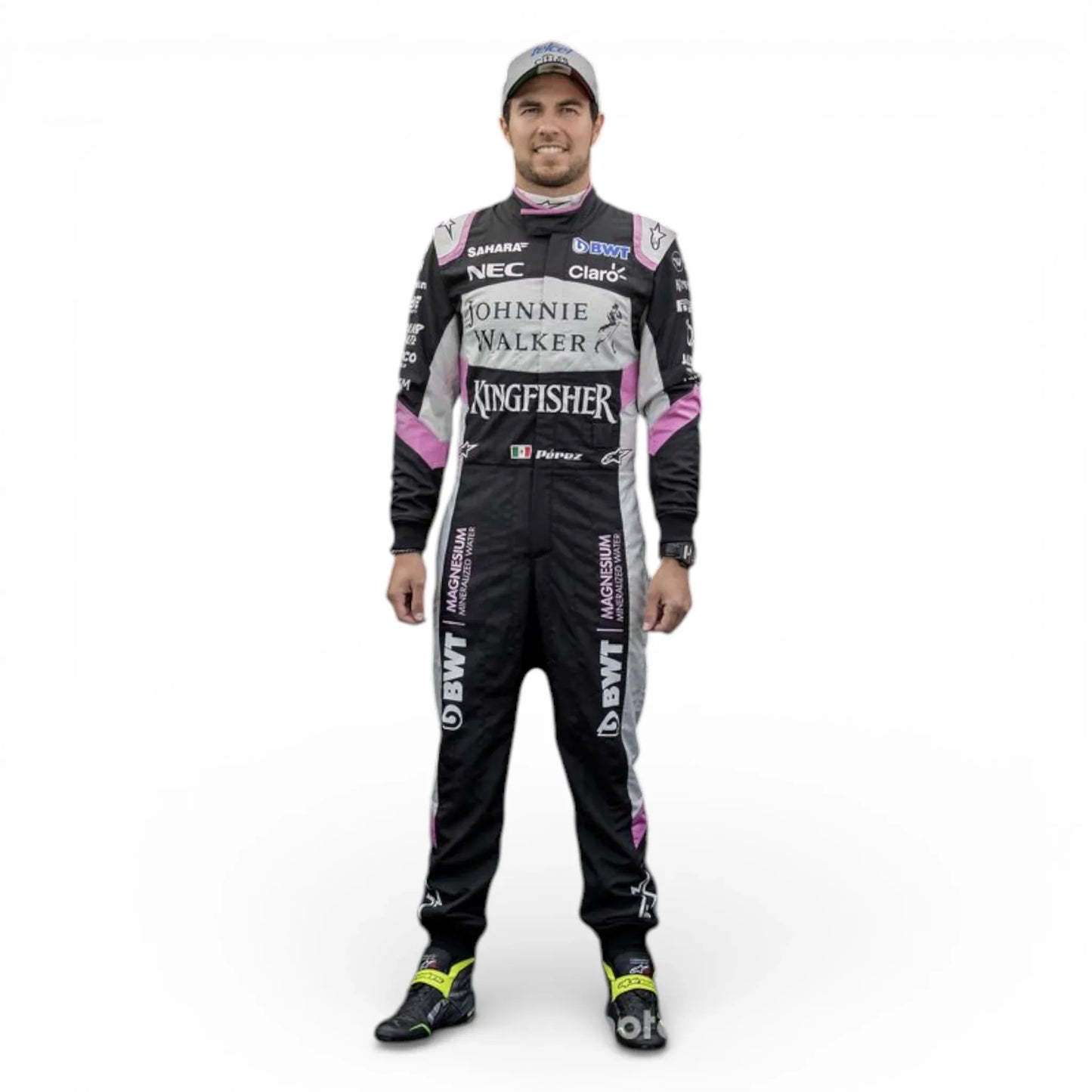 Sergio Perez 2017 Sahara Force India Formula 1 Suit - Rustle Racegear