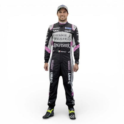 Sergio Perez 2017 Sahara Force India Formula 1 Suit - Rustle Racegear