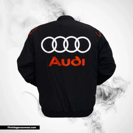 Audi Sport Racing Jacket Black Motorsport Style Edition