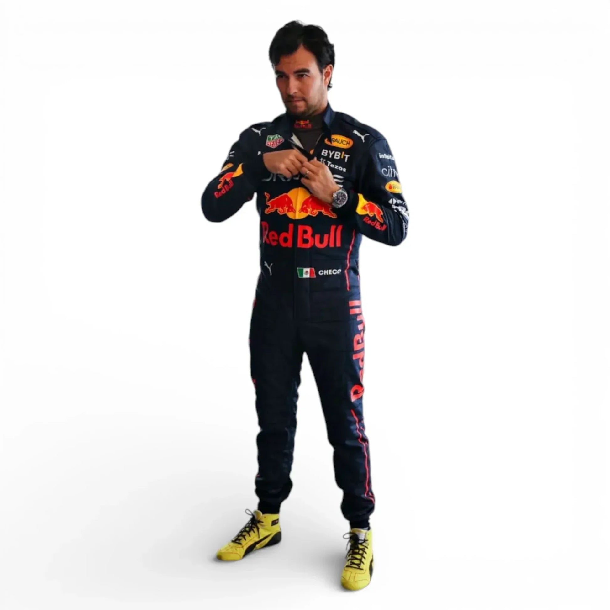 2022 Sergio Perez Oracle Red Bull Racing Formula 1 Race Suit - Rustle Racegear