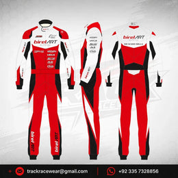 Birel ART Kart Racing Suit – Red White Black