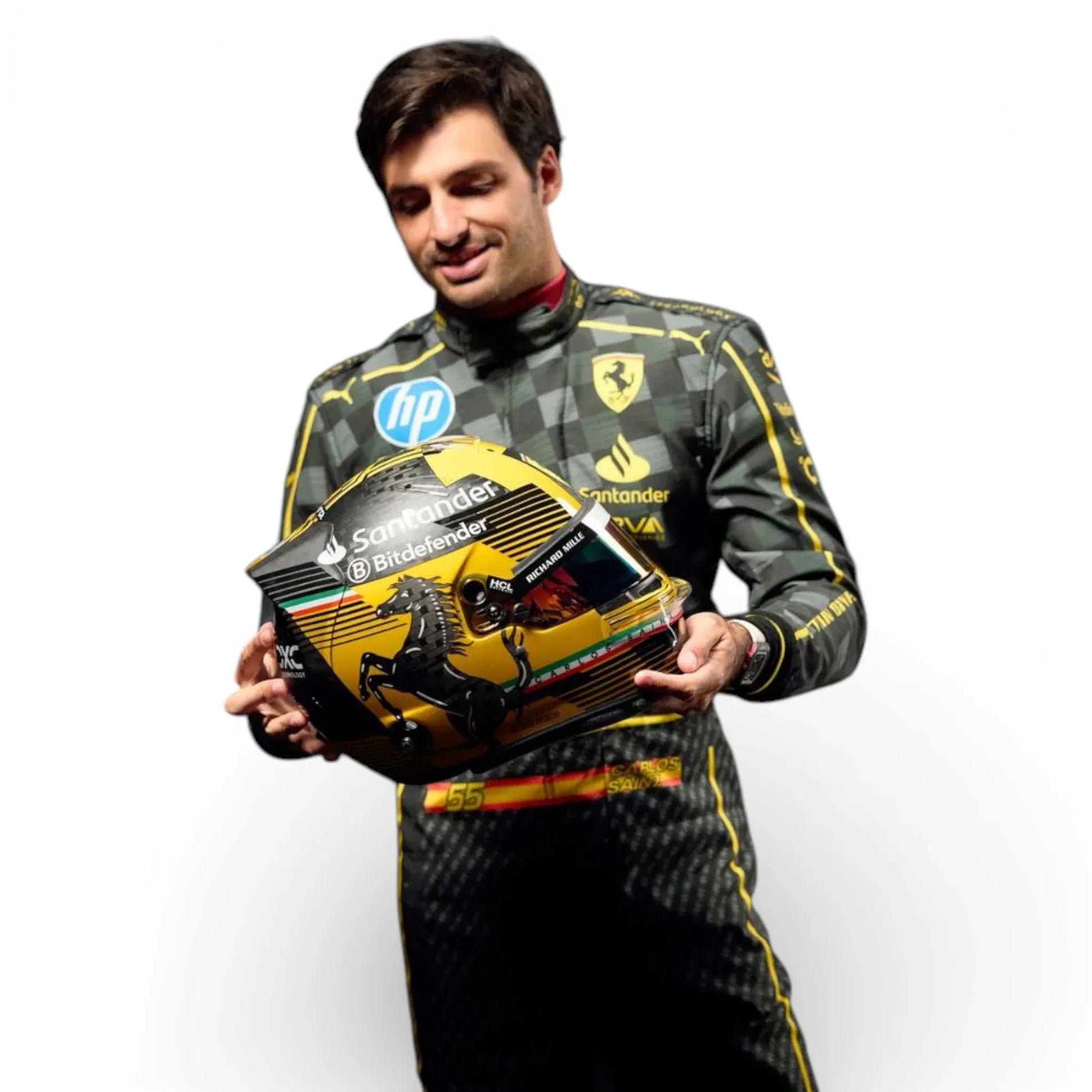 2024 Carlos Sainz Scuderia Ferrari Monza GP F1 Race Suit – Special Edition - Rustle Racegear