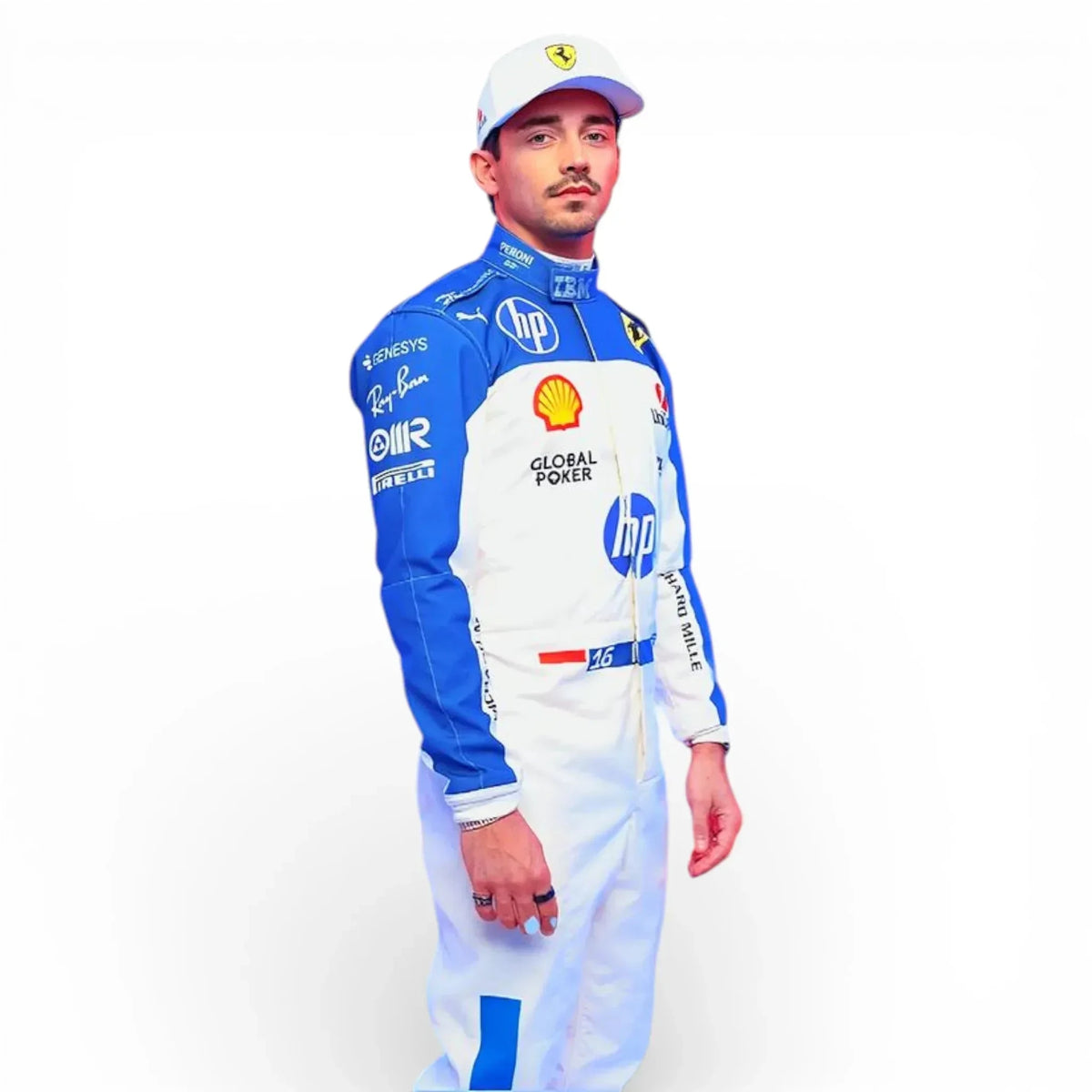 Charles Leclerc Scuderia Ferrari 2025 Miami Grand Prix F1 Race Suit