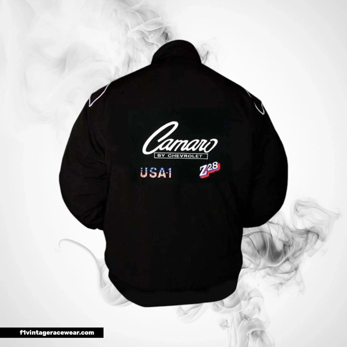 Chevrolet Camaro Racing Jacket Black Motorsport Style