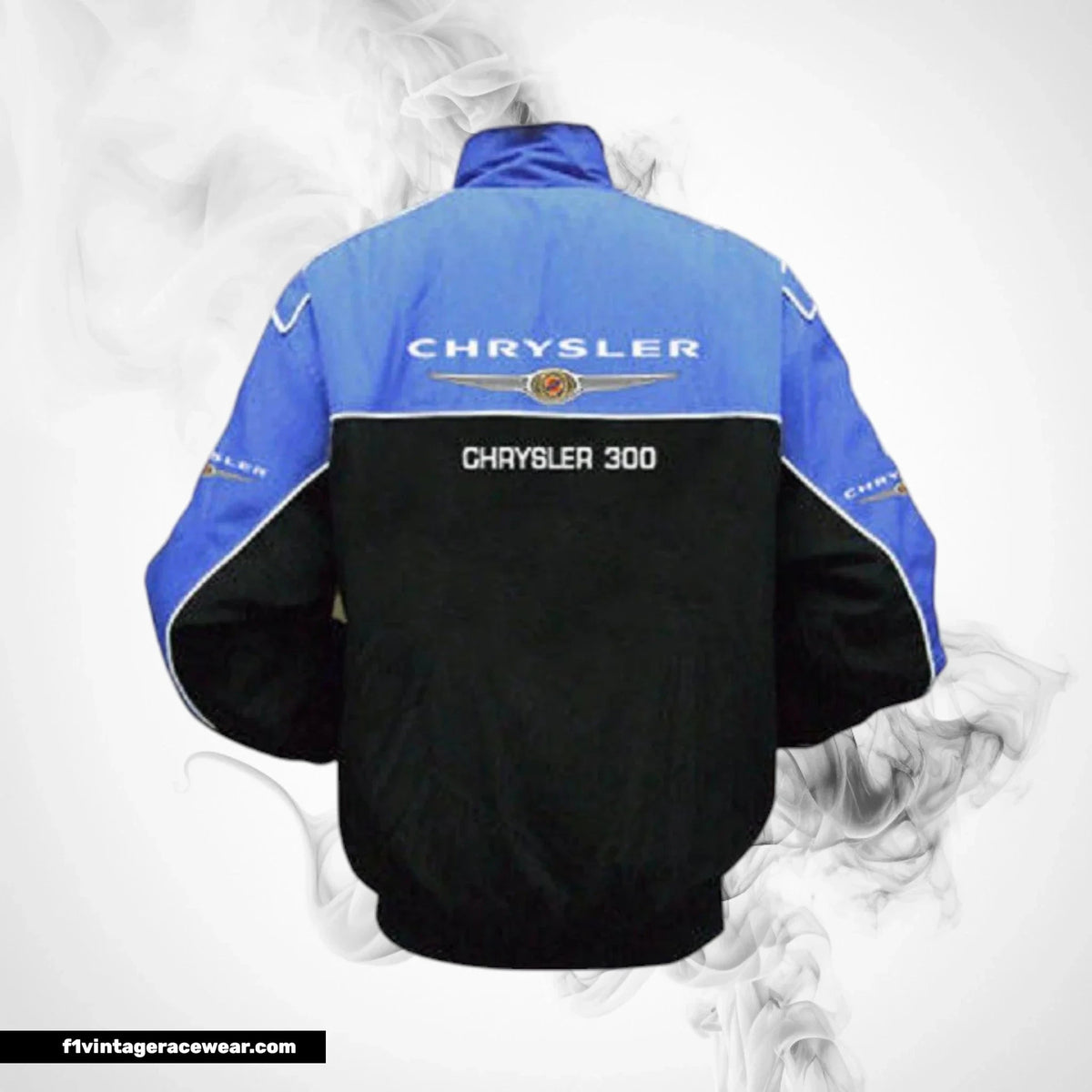 Chrysler 300 F1 Inspired Jacket Black Royal Blue Racing Style