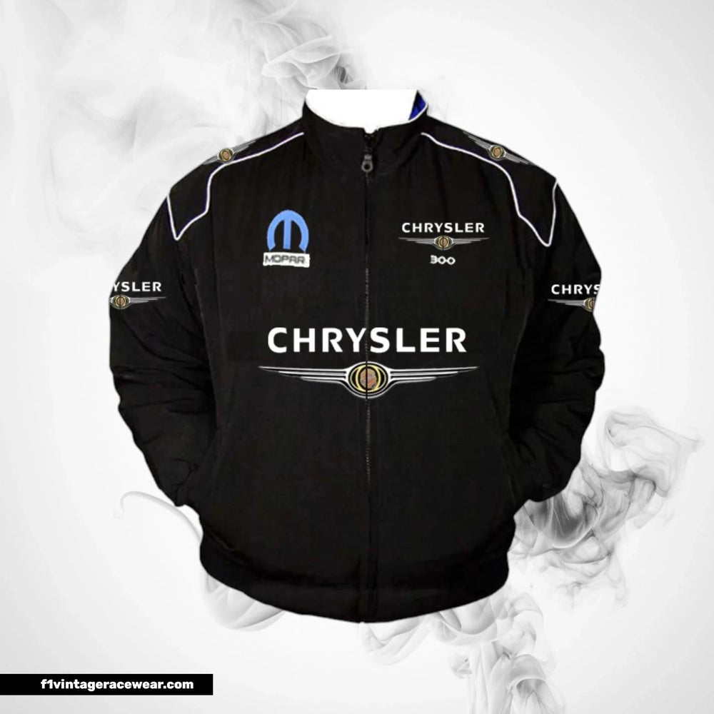 Chrysler Mopar 300 Team Jacket Black Track Racing Edition