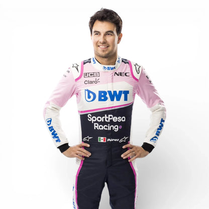 Sergio Pérez 2019 Racing Point BWT SportPesa F1 Race Suit - Rustle Racegear