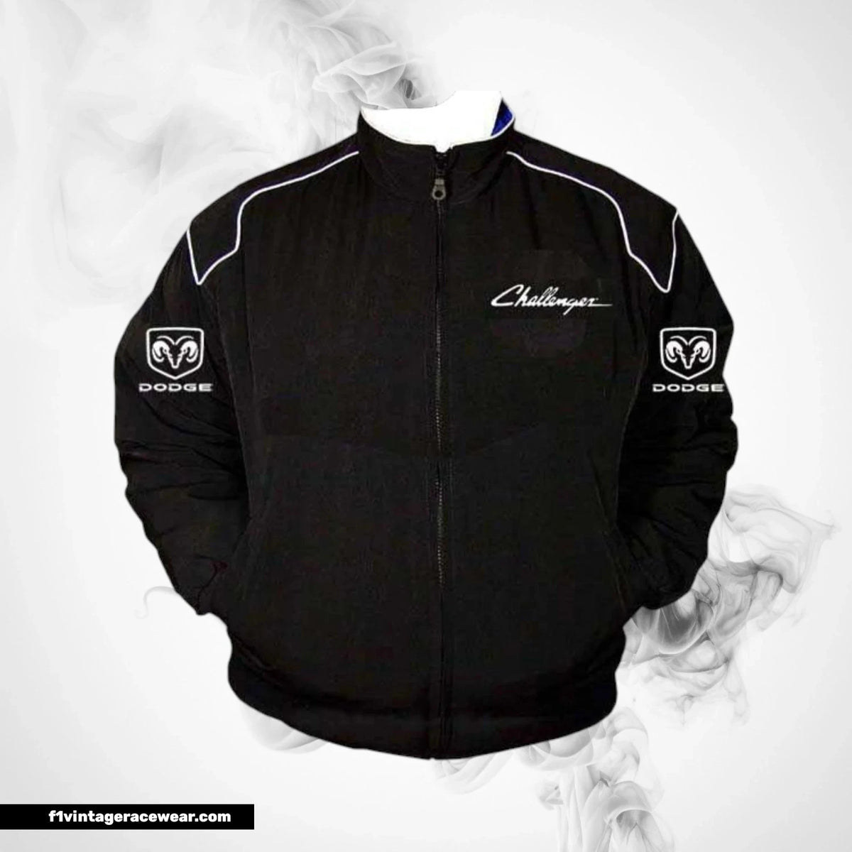 Dodge Challenger F1 Inspired Jacket Black Racing Style