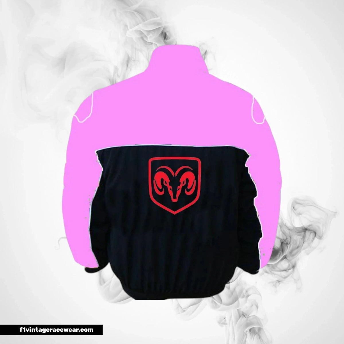 Dodge Racing Jacket Pink Black Streetwear Style