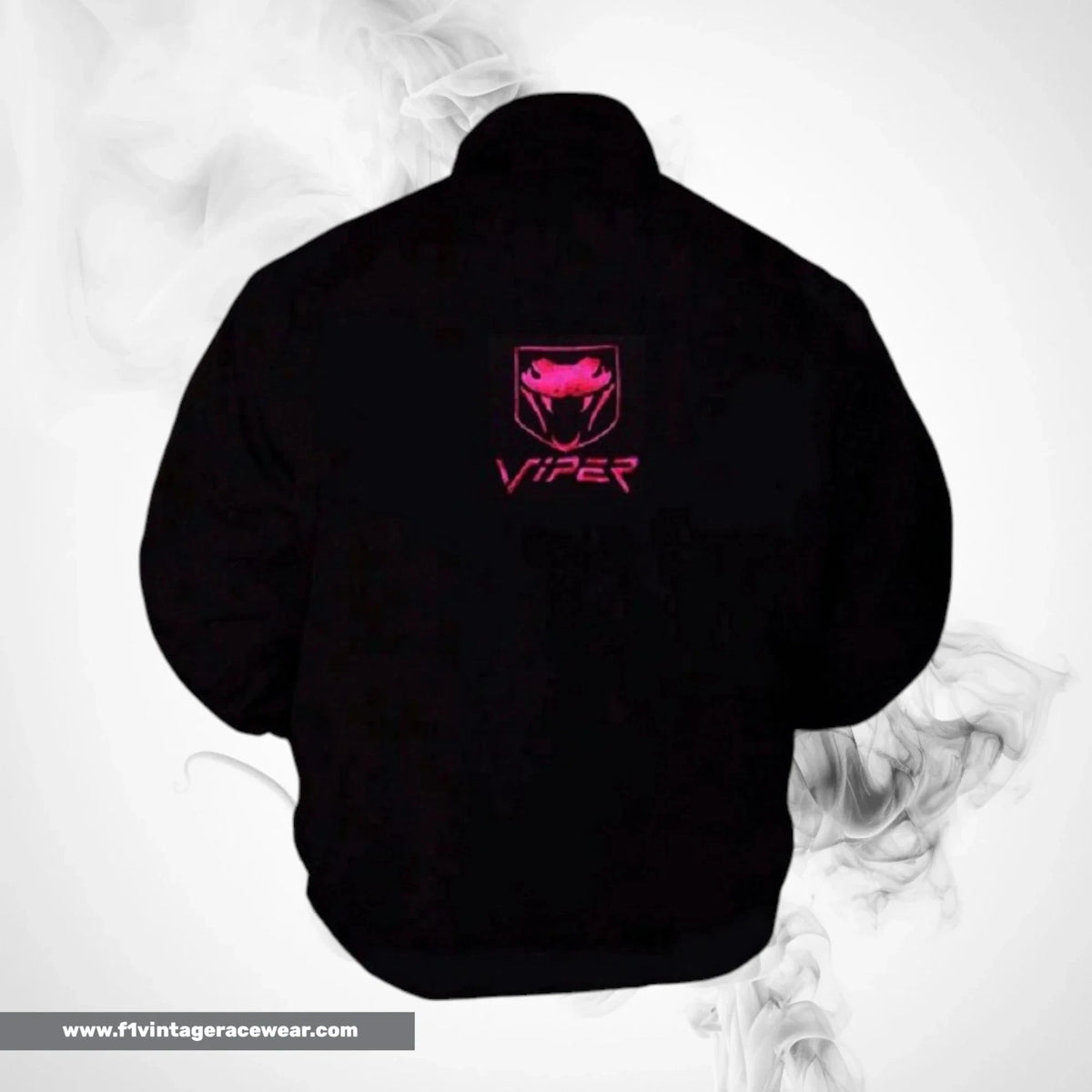 Dodge Viper Fangs Motorsport Jacket Black Pink Racing Wear
