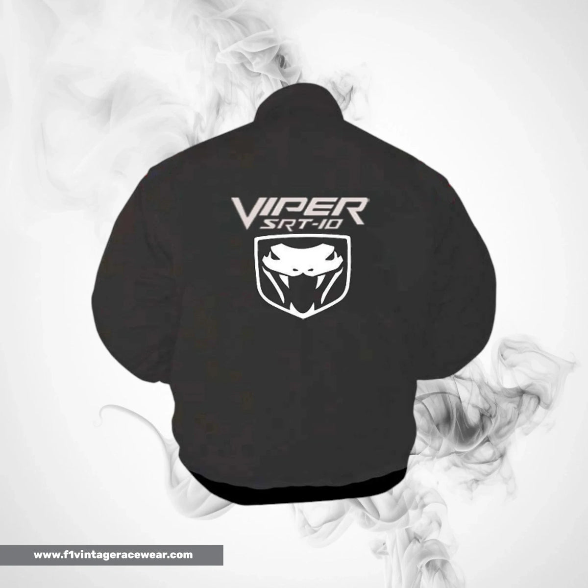 Dodge Viper SRT 10 Racing Jacket Dark Gray Streetwear Style