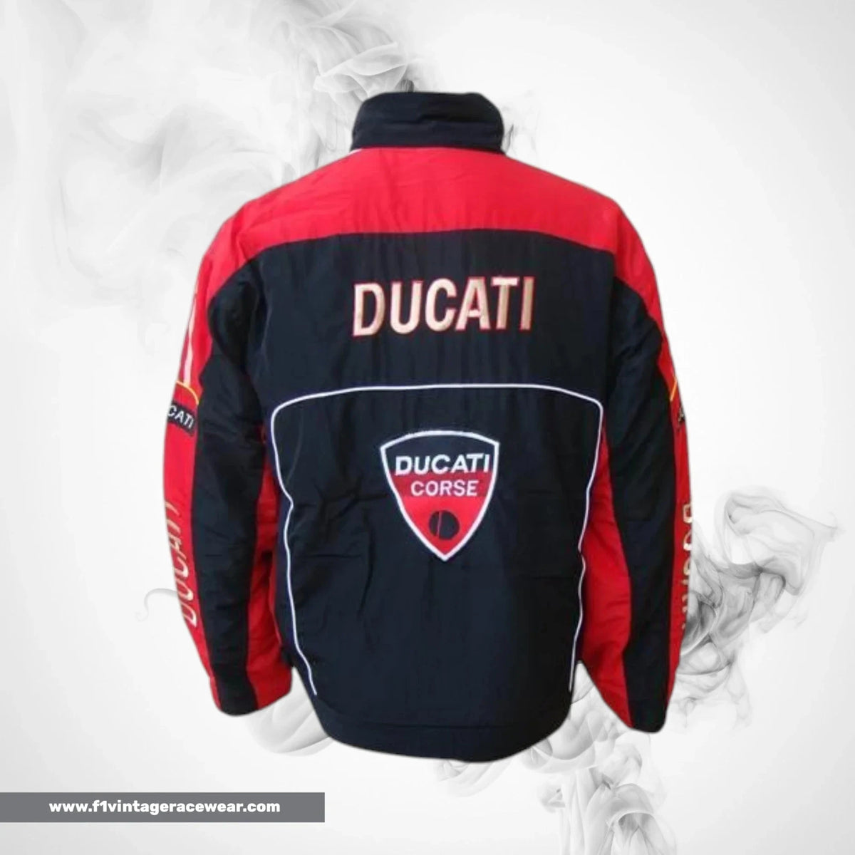 Ducati Corse Racing Jacket Black Light Gray Performance Edition