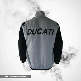 Ducati Corse Team Jacket Black Light Gray Track Edition