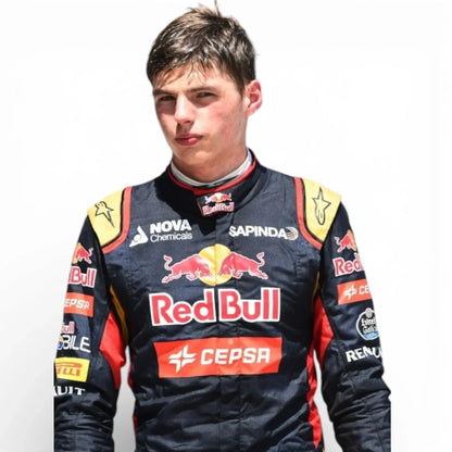 Max Verstappen 2015 Scuderia Toro Rosso Red Bull F1 Vintage Race Suit - Rustle Racegear