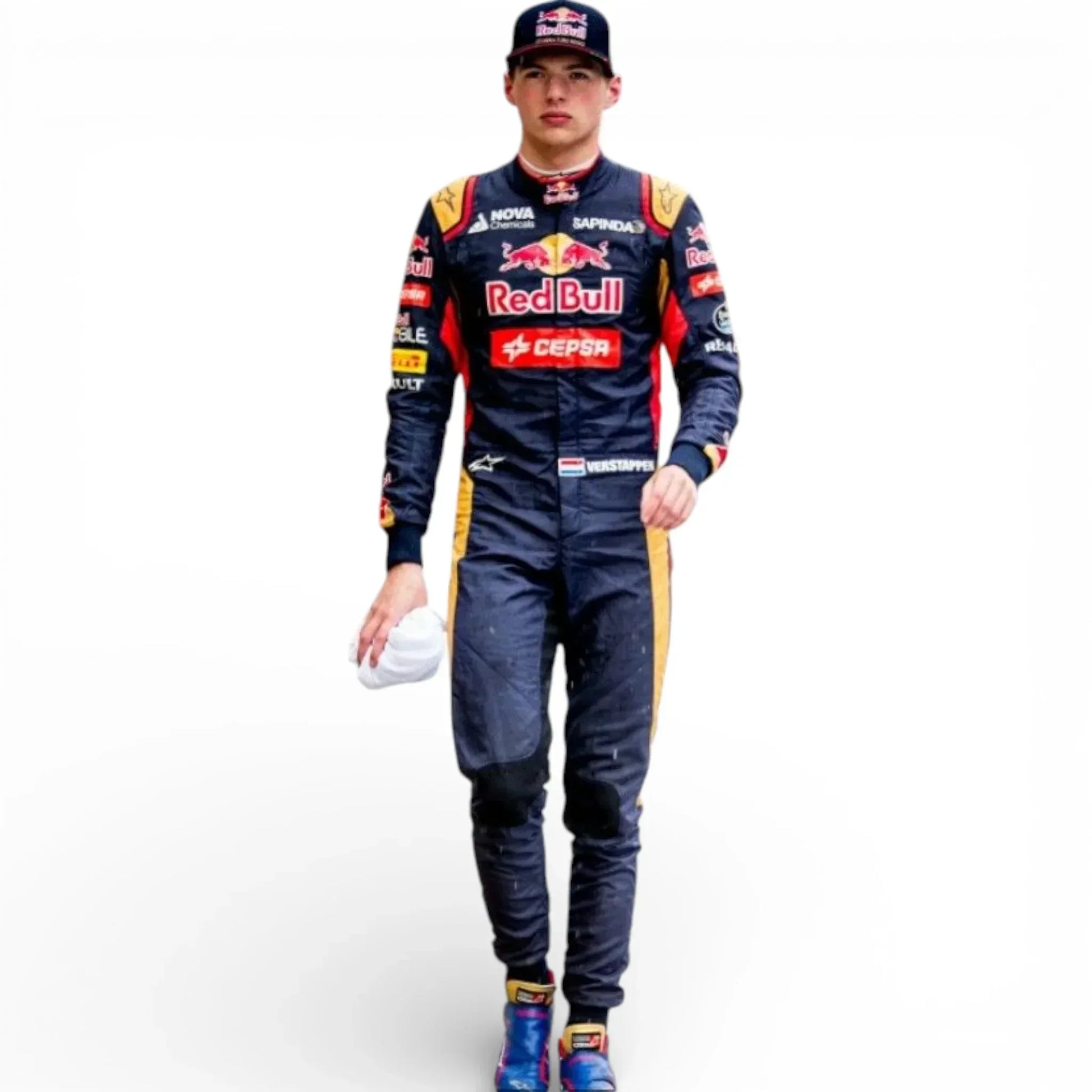 Max Verstappen 2015 Scuderia Toro Rosso Red Bull F1 Vintage Race Suit - Rustle Racegear