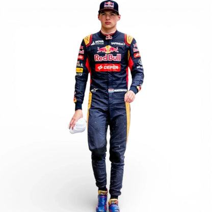 Max Verstappen 2015 Scuderia Toro Rosso Red Bull F1 Vintage Race Suit - Rustle Racegear