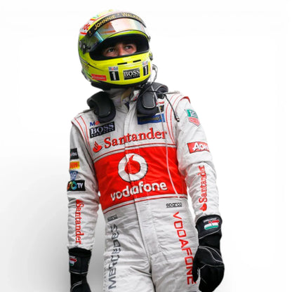2013 Sergio Pérez Vodafone McLaren Formula 1 Suit - Rustle Racegear