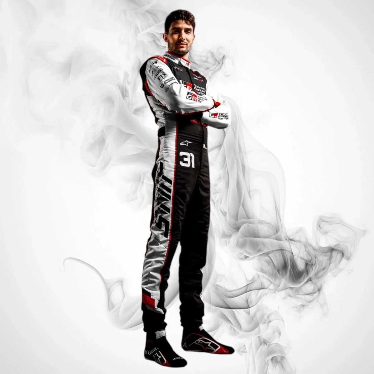 Esteban Ocon 2026 Haas F1 Racing Suit Replica