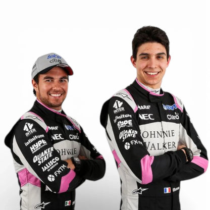 Sergio Perez 2017 Sahara Force India Formula 1 Suit - Rustle Racegear