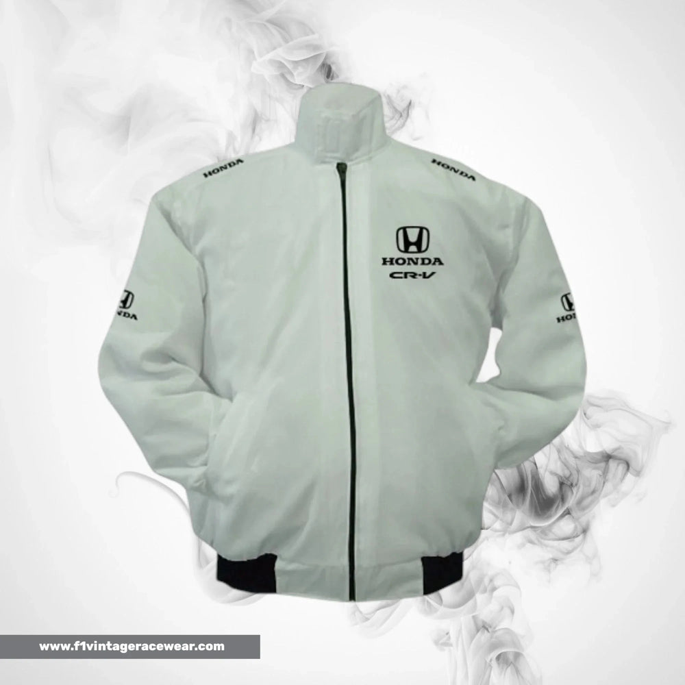 Honda CR V F1 Inspired Jacket White Racing Style