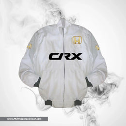 Honda CRX F1 Inspired Jacket White Racing Style