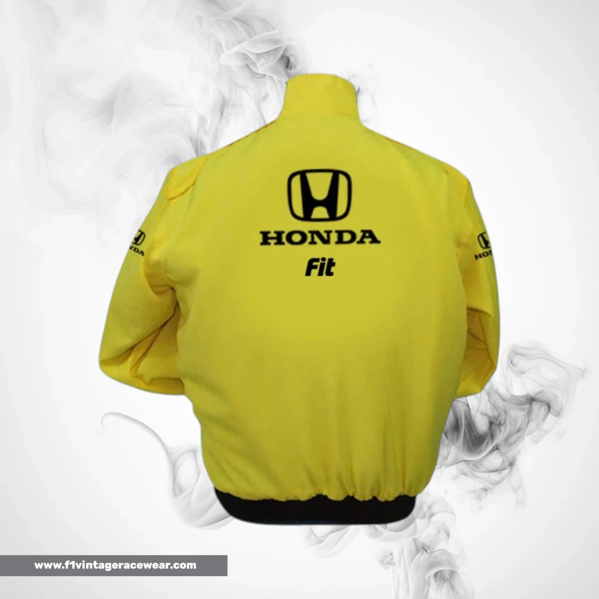 Honda Fit F1 Inspired Jacket Yellow Racing Style
