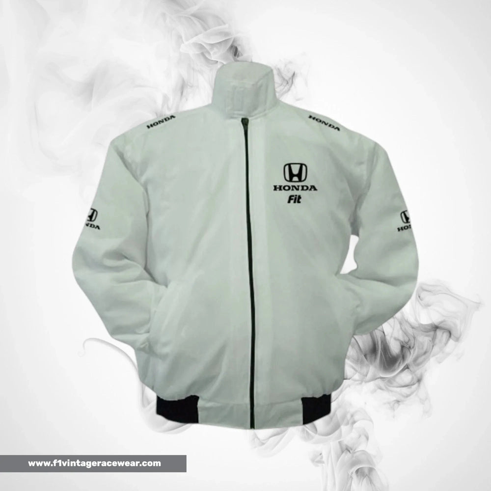 Honda Fit Motorsport Jacket White Racing Wear