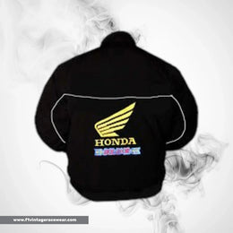 Honda HRC Racing Jacket Black Streetwear Style