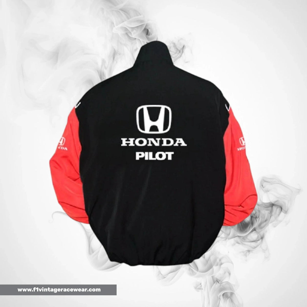 Honda Pilot F1 Inspired Jacket Black Red Racing Style