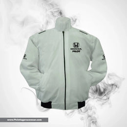Honda Pilot F1 Inspired Jacket White Racing Style