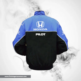 Honda Pilot Motorsport Jacket Blue Black Racing Wear
